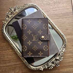 Louis Vuitton Monogram Small Ring Agenda Cover